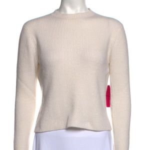 The Elder Statesman White Sweater